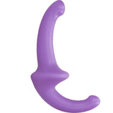 Ouch! Vibrating Silicone Strapless Strap On Purple