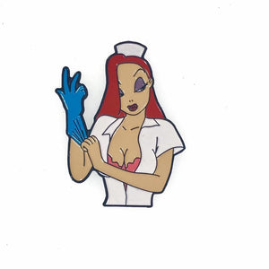 Geeky & Kinky Jessica Rabbit Nurse Enamel Pin