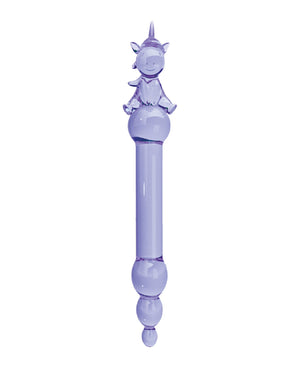 Glass Menagerie Unicorn Purple Dildo