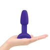 B-Vibe Petite Rimming Plug Purple in Hand