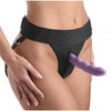 Strap U Avalon Jock Style Strap On Harness with purple dildo