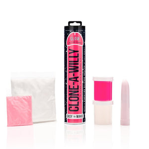Clone A Willy Do It Yourself Vibrating Kit - Glow In The Dark Pink