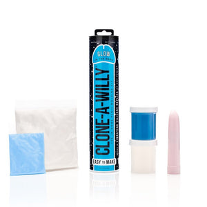 Clone A Willy Do It Yourself Vibrating Kit - Glow In The Dark Blue