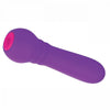 Femmefunn - Ultra Purple Push Button Vibrating Bullet Side View 