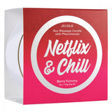 Jelique Pheromone Massage Candle Netflix/Chill Berry Yummy 4oz