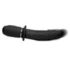 Power Pounder Vibrating And Thrusting Silicone Dildo Black