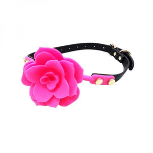 Ple'sur Flower Ball Gag Breathable Silicone Pink