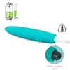 Daisy Mini Green Vibrating Bullet Side View With USB Charger