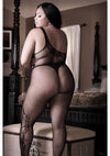 Before Dawn Off Shoulder Bodystocking Plus Size