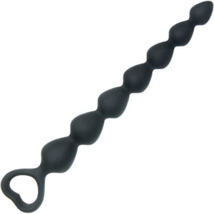 The 9's S-curves Curved Silicone Anal Beads