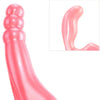 Doc Johnson - Gal Pal 5inch Pink Strapless Strap On Tip To Tip View