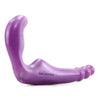Doc Johnson - Gal Pal 5inch Purple Strapless Strap On Back View