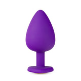 Temptasia Bling Butt Plug - Large Purple