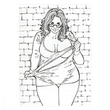Totally Curvy #NSFW Coloring Book